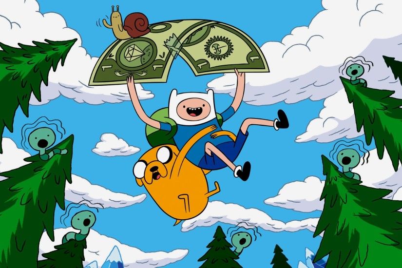 adventure time with finn and jake wallpaper