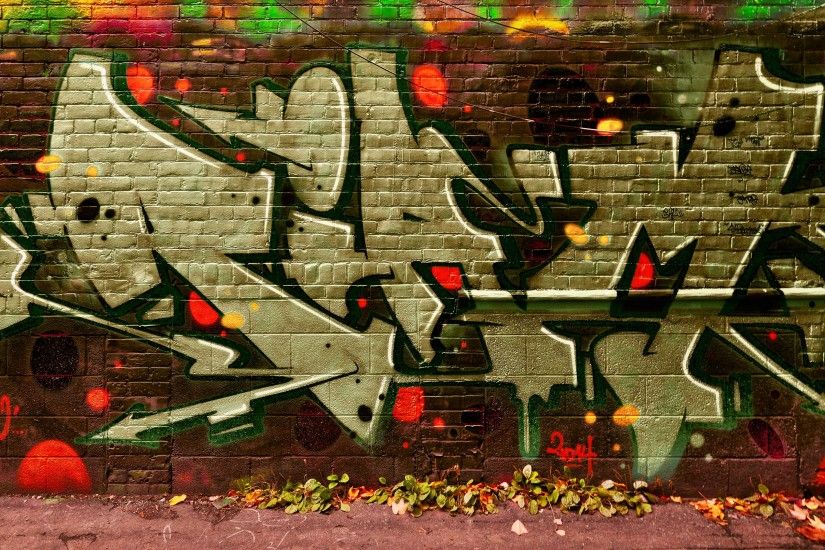 Brick Wall Graffiti Wallpaper Asian Expansive