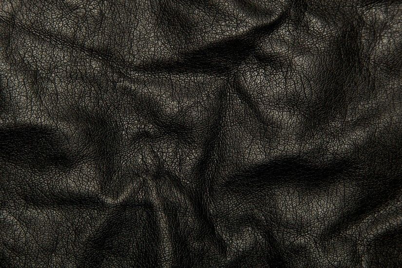 Preview wallpaper leather, black, background, texture, wrinkles, cracks  3840x2160