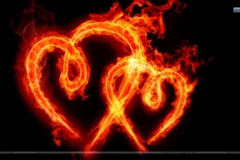 Wallpapers Black Cool Fire Valentines Burning Hearts 153804. 1920x1080 |  #153805 #black cool fire