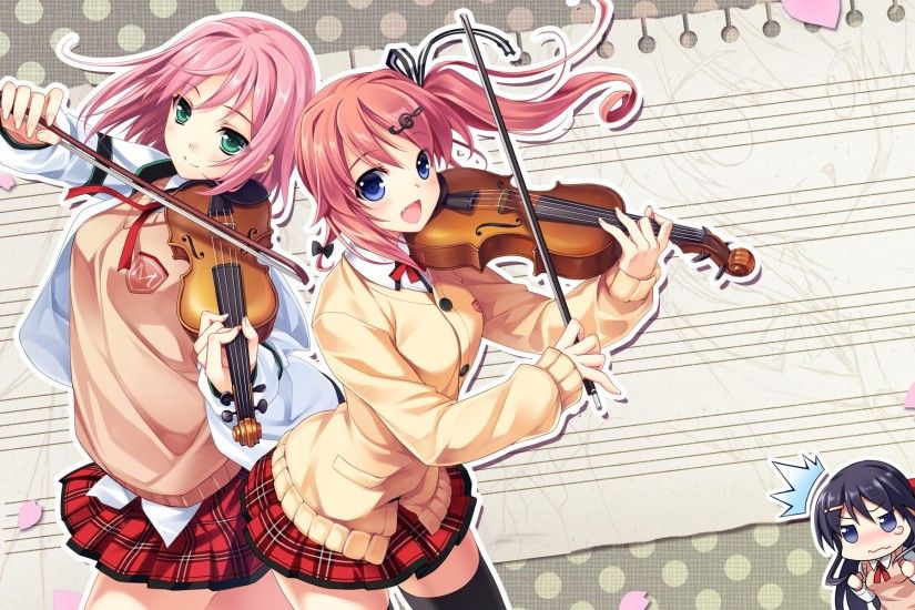 Anime Girl Violin wallpaper