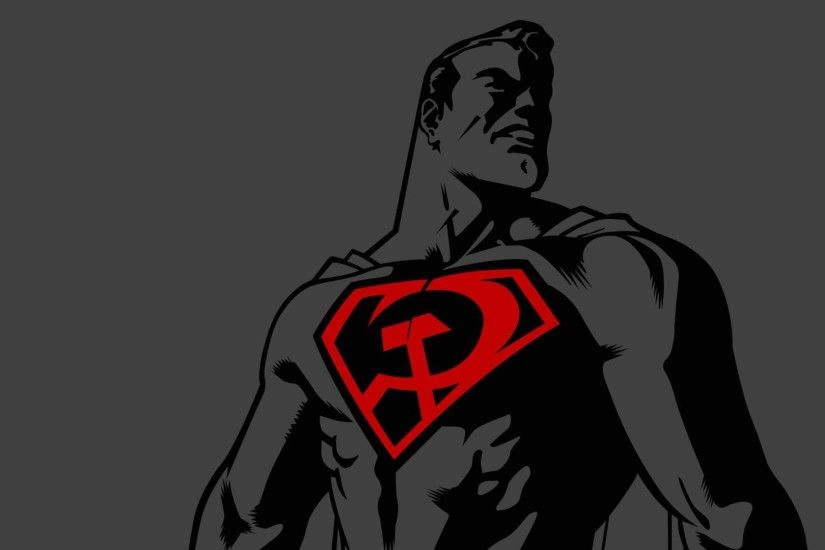 Download now full hd wallpaper superman communist logo ussr ...