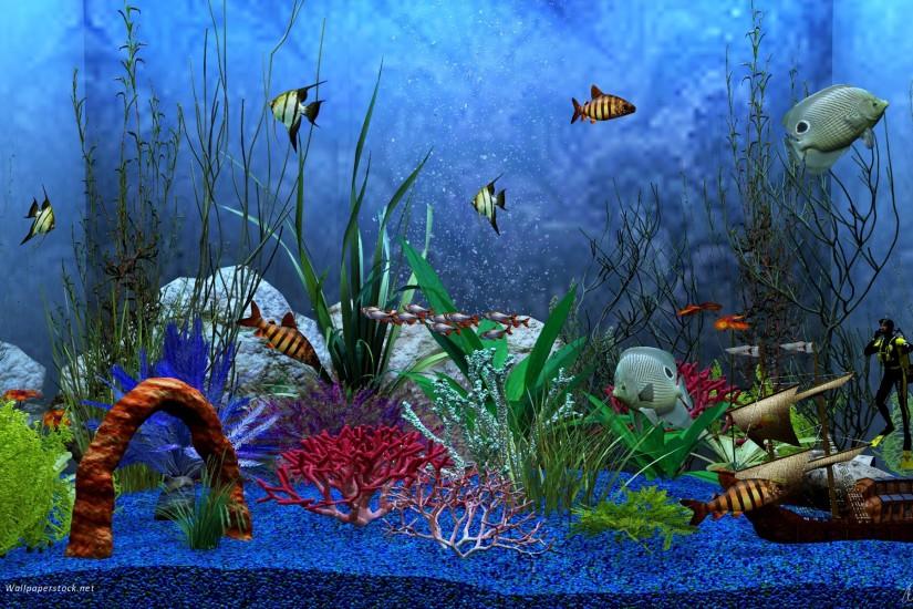 Animated Aquarium Desktop Wallpaper - www.wallpapers-in-hd.com