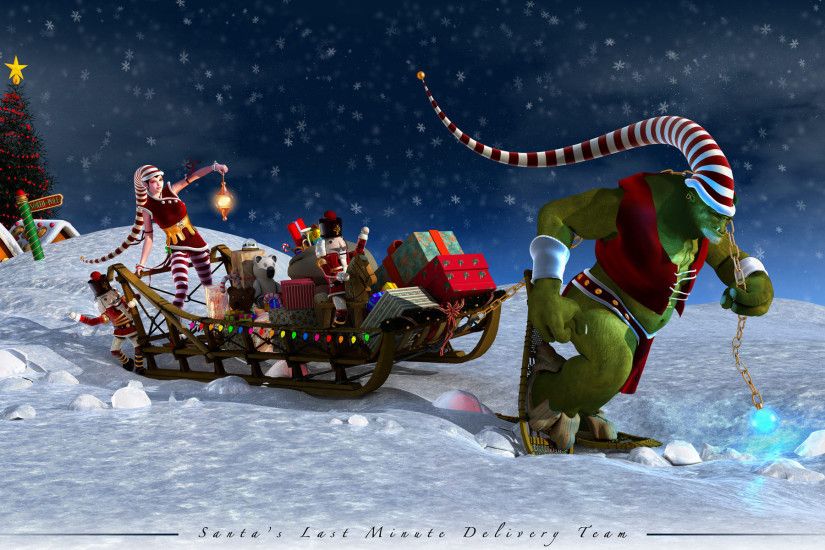 Christmas Santa cartoon movie 3d funny