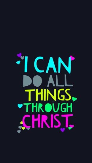 Philippians 4:13 (iPhone 5 wallpaper)