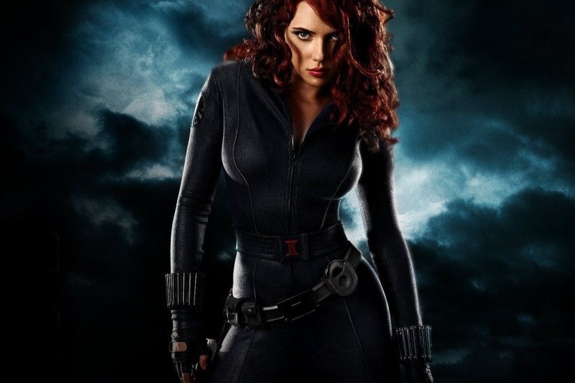 Scarlett Johansson as Black Widow in Iron Man Wallpapers HD 1920Ã1080