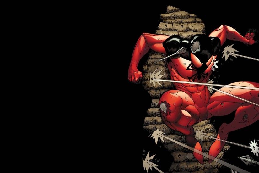 Scarlet Spiderman Comic Wallpaper 1