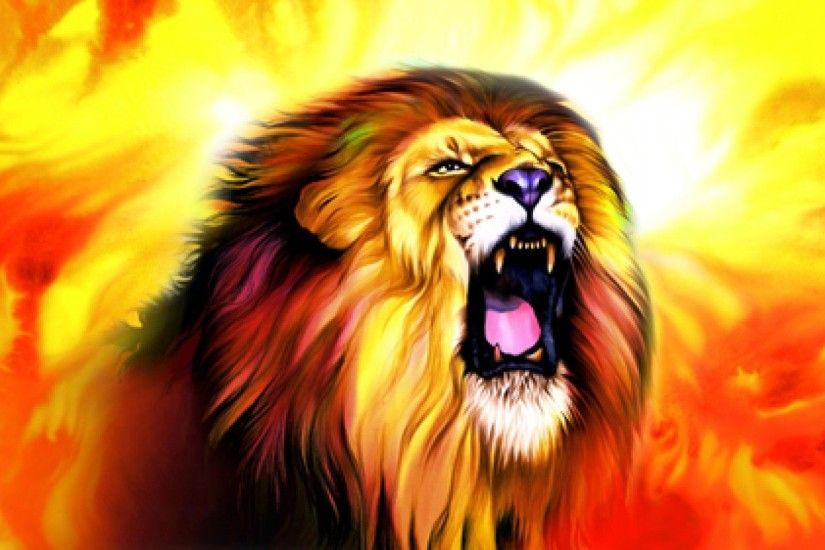 Roaring Lion Wallpaper - WallpaperSafari