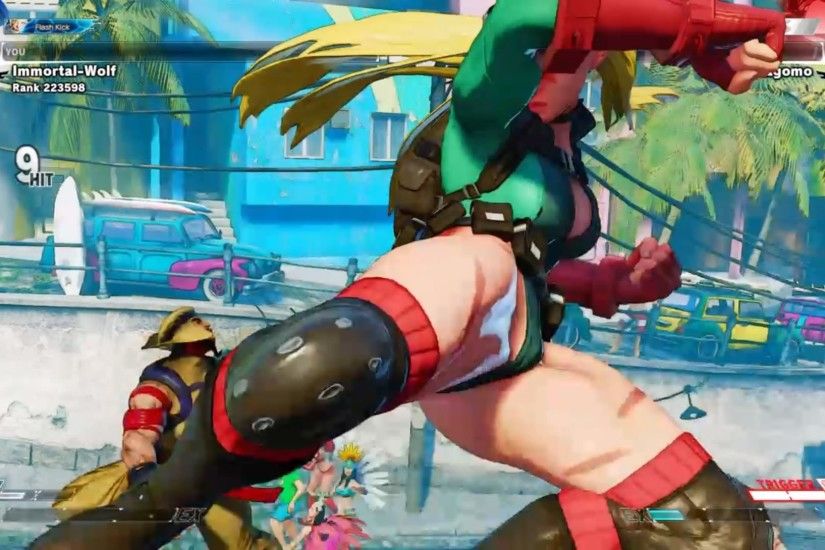 STREET FIGHTER V Immortal Cammy White 0% Health To Critical Art Finish! -  YouTube