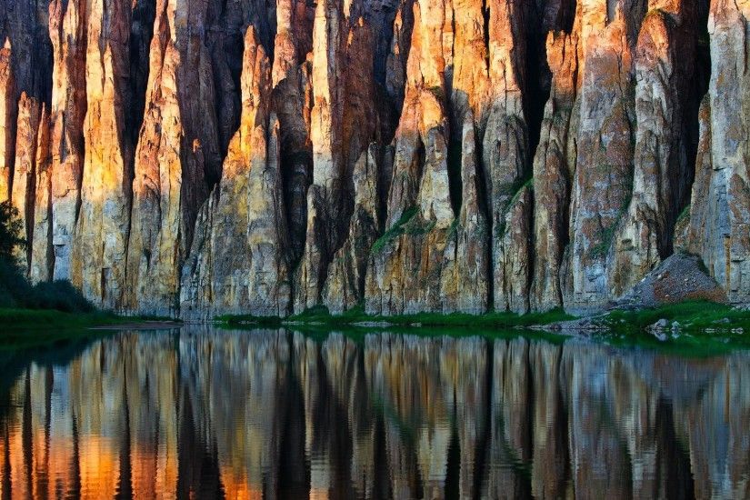 Lena Pillars Nature Park - Yakutia, Russia wallpaper