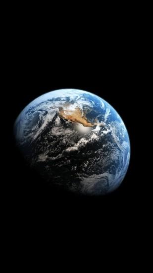 Earth on a black background for prettiness and AMOLED ...