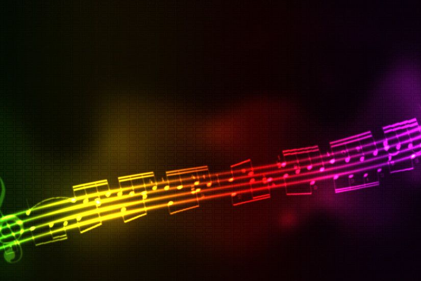 Music Notes Abstract HD Gallery Wallpaper
