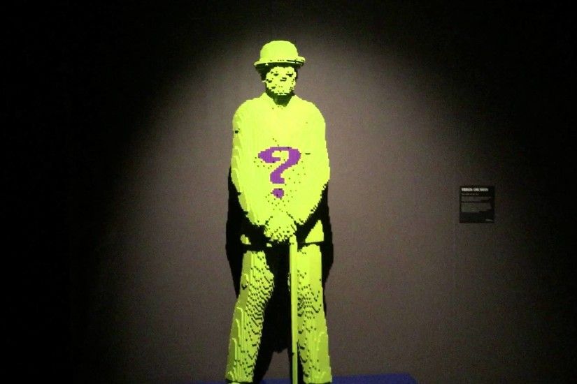Lego The Riddler at The Art of the Brick: DC Comics - Powerhouse Museum,  Sydney