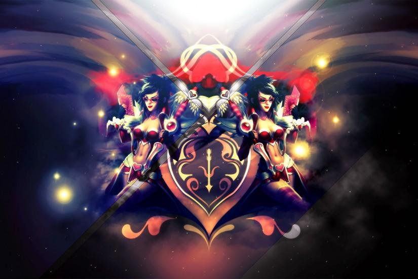 Heartseeker Vayne by Aynoe HD Wallpaper Fan Art Artwork League of Legends  lol