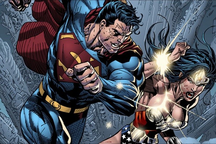 Comics - Superman Wonder Woman Wallpaper