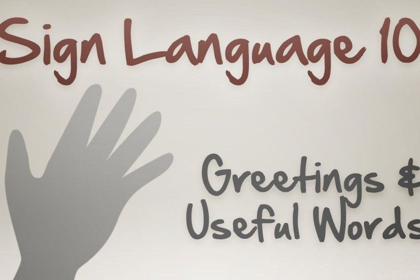 Sign Language Wallpapers Desktop Background
