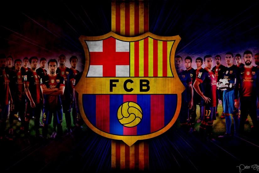 1600x900px Barcelona Fc Logo Wall | #302198