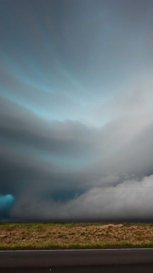 1440x2560 Wallpaper tornadoes, rain, storm, clouds, sky