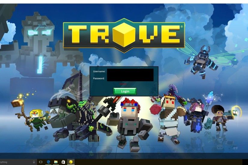When launching trove without glyph, it will not accept my username and  password