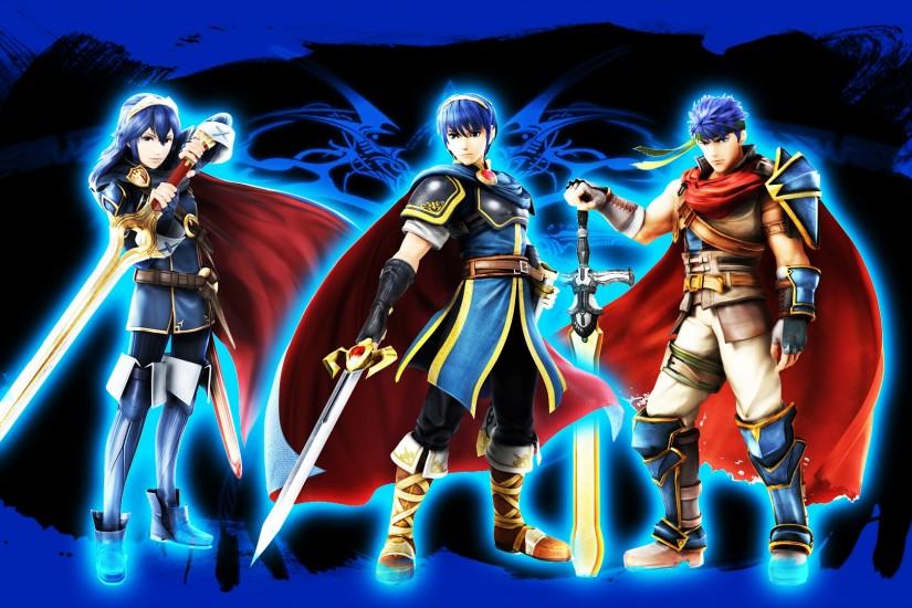 ... Ike and Lucina Wallpaper by RogueShadow02
