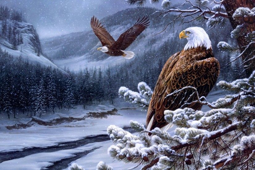 American Eagle Wallpaper Ahw21