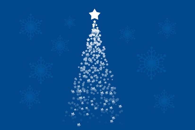 Blue Stars Christmas Tree wallpapers and stock photos