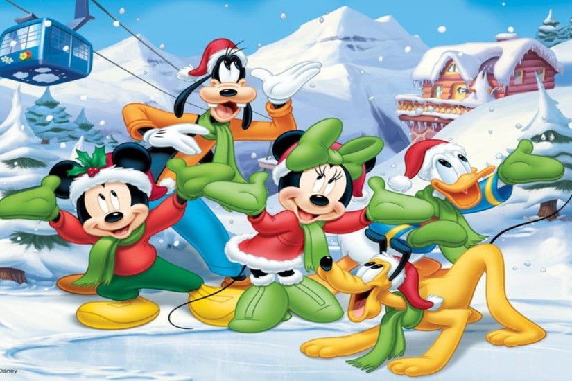 mickey mouse christmas backgrounds wallpapertag