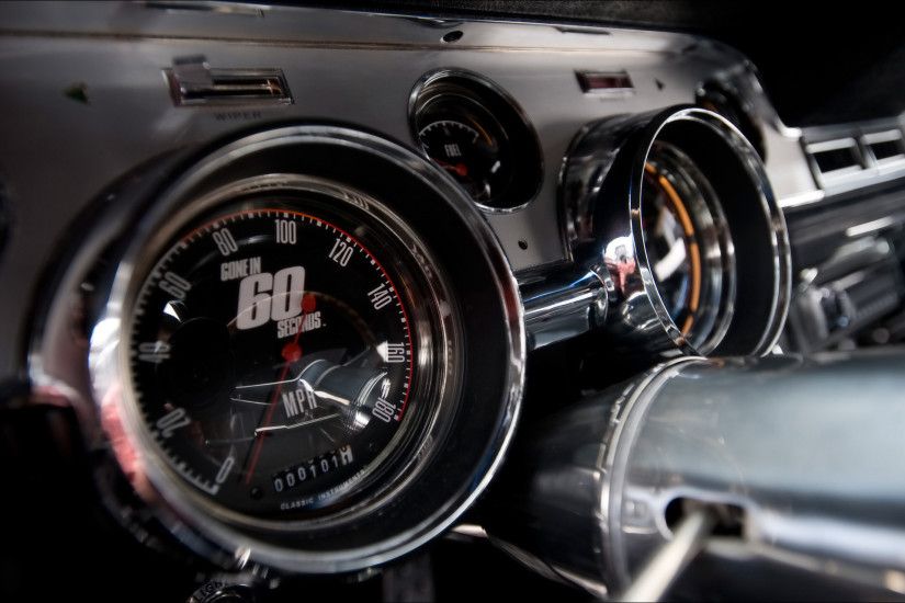 1967 Mustang Fastback Gone in 60 Seconds Eleanor - Speedometer - 1920x1440  - Wallpaper