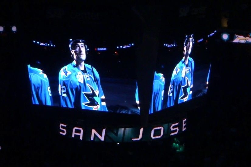 San Jose Sharks 25th Anniversary Opening Night Intros - 10/10/15 - YouTube