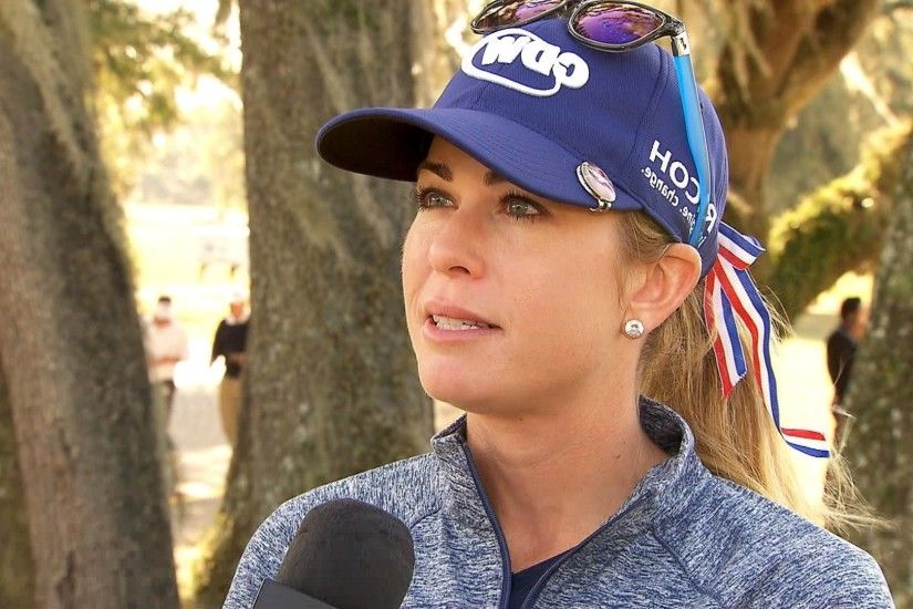 USA professional Golfer " Paula Creamer " Download Resolutions: 1920x1080  For More Download HD Wallpapers