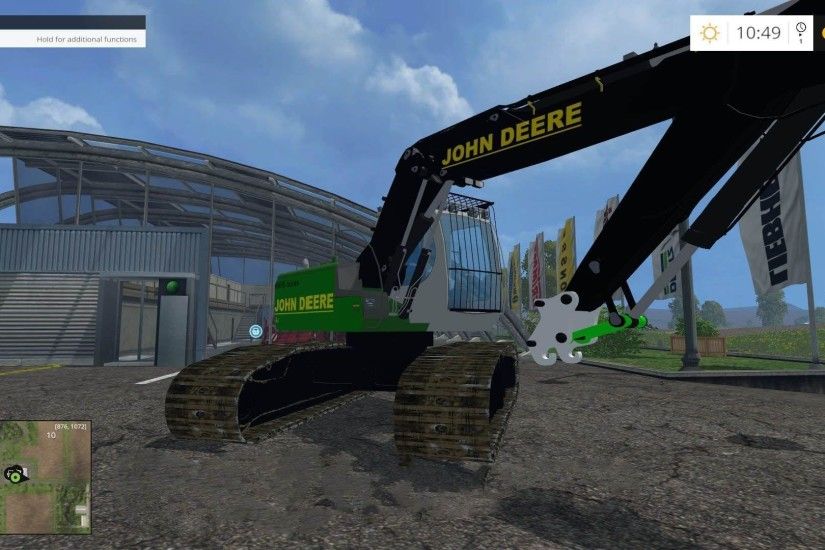 JOHN DEERE Excavator v 2.0 | Farming simulator 2015 mods