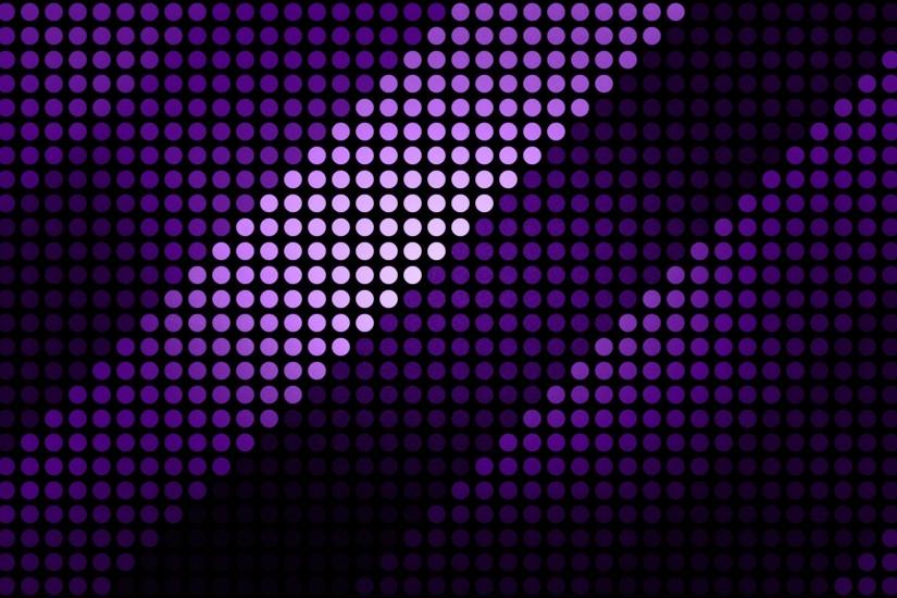 Artistic Purple Dots Wallpaper
