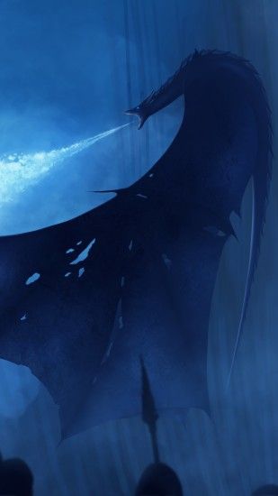 Wallpaper Snow Dragon Game Of Thrones Season 7 Fan Art 4k