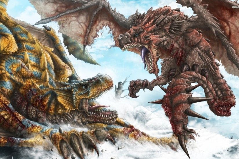 Rathalos vs Tigrex - Monster Hunter wallpaper - 824216