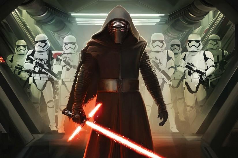 Kylo Ren and First Order Stormtroopers Wallpapers | HD Wallpapers