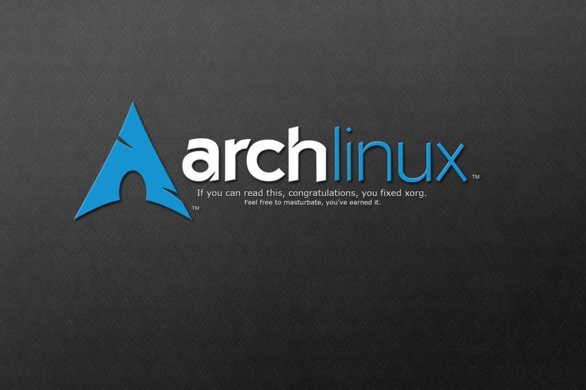 Arch Linux Desktop Wallpaper.