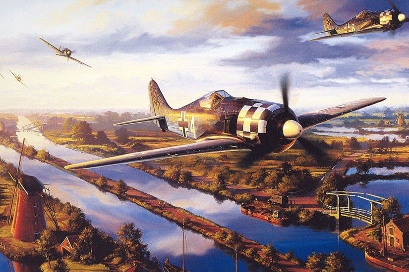 World War II, Fw 190, Focke Wulf, Luftwaffe, Germany, Military, Aircraft,  Military Aircraft, Airplane Wallpapers HD / Desktop and Mobile Backgrounds