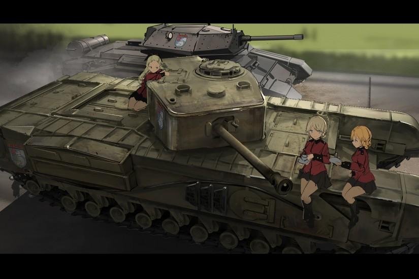 Erika Itsumi Girls Und Panzer Maho Nishizumi Tank Â· HD Wallpaper |  Background ID:710507