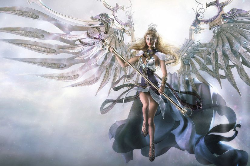 Awesome Angel 3D Fantasy Wallpaper HD Widescreen 1080p Wallpaper with