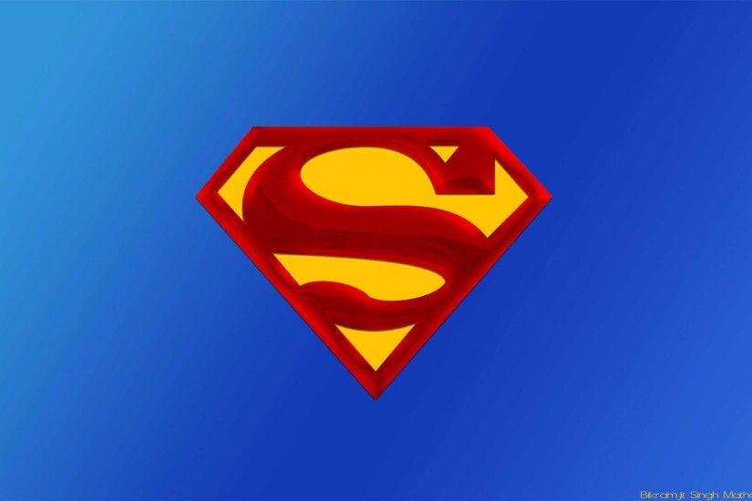 Wallpapers For > Superman Logo Wallpaper