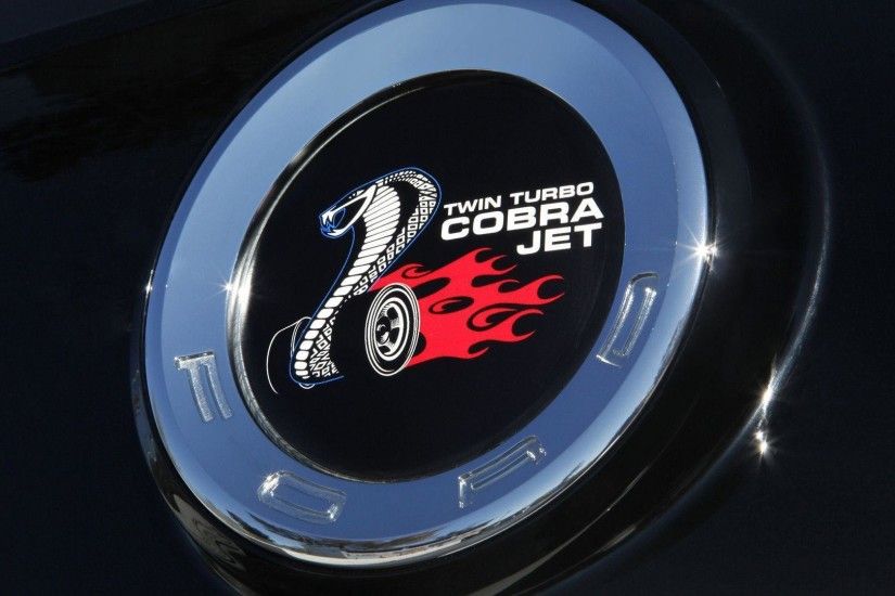 Wallpapers For > Ford Mustang Cobra Logo Wallpaper