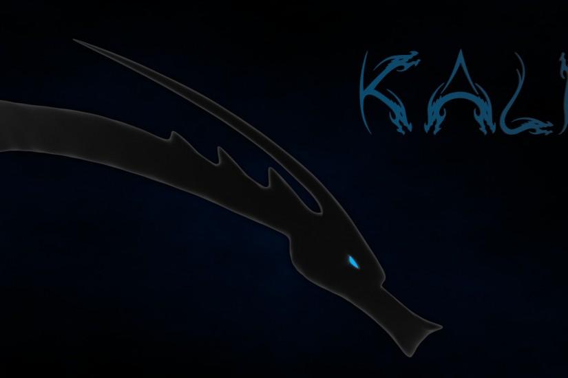 Dark blue background Kali Linux