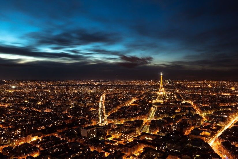Paris Night Sky Wallpapers