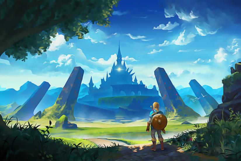 full size breath of the wild wallpaper 2560x1451 for android tablet