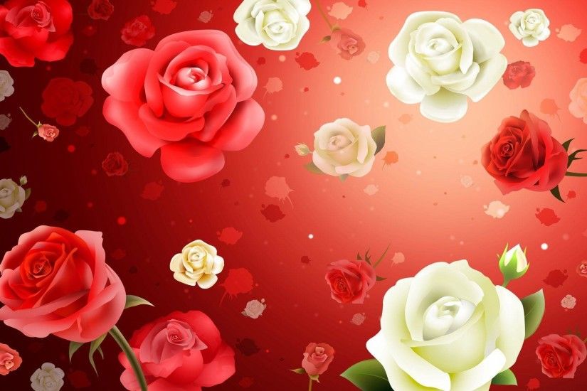 Wallpapers For > 3d Red Rose Wallpaper Desktop