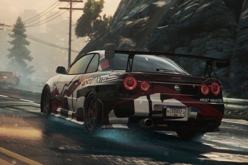 Preview wallpaper need for speed, nissan skyline gt-r, most wanted, 2012