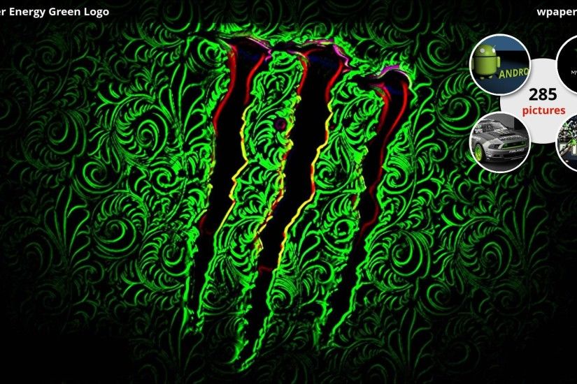 Pics Photos - Monster Army Green Logo Green Crest Black