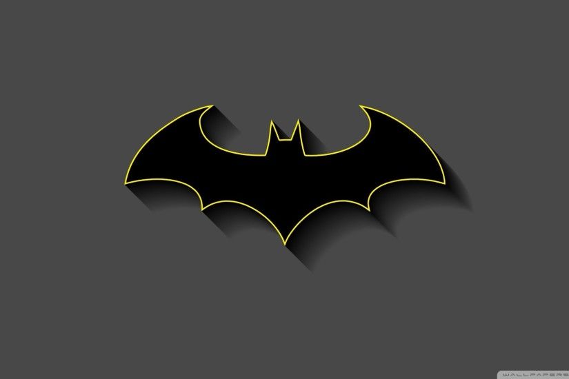 batman logo minimalistic wallpaper 2