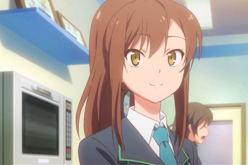 This is from the anime "Sakurasou no Pet na Kanojo." The girl in the  picture is Nanami Aoyama.