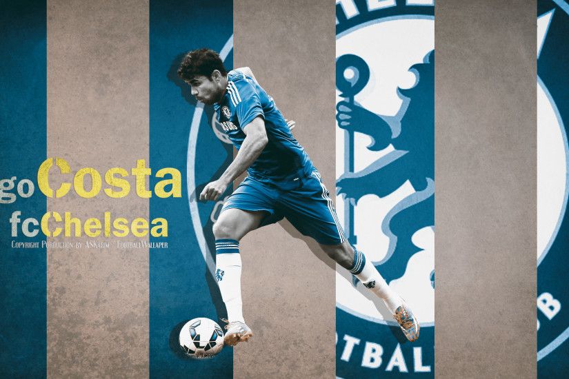 ... Diego Costa - Wallpaper | FC Chelsea | 2014/2015 by eL-Kira